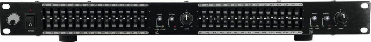 OMNITRONIC GEQ-2150 Equalizer 2x15-Band