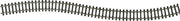 22200 N Fleischmann rails (zonder ballastbed) Flexrails