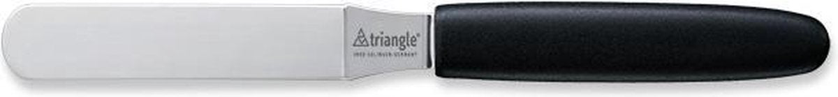 Triangle Professional Spatel geknikt - Rvs - 9 cm - zwart