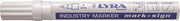 Lyra 4040001 Mark + Sign Industriemarker - 2-4 mm - Wit
