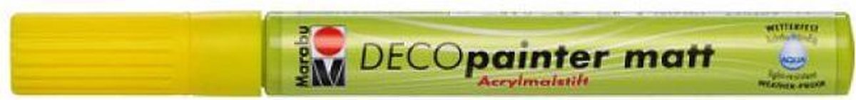 Deco painter 3-4 mm - Zonnegeel