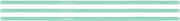 Brabo - BA7001A Hair Elastic 5mm (3pcs) Mint - Mint - Unisex - Maat