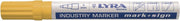 Lyra 4040007 Mark + Sign Industriemarker - 2-4 mm - Geel