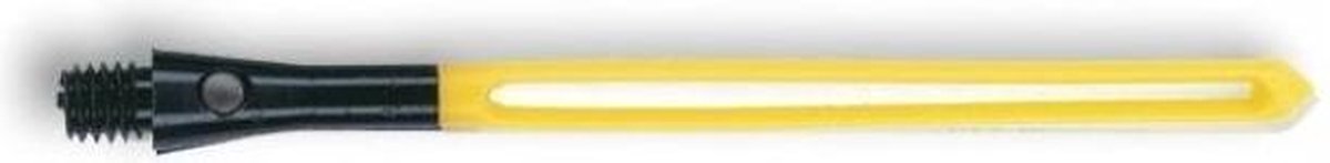 Unicorn Slikstik Shafts Aluminium Short Zwart/geel 3 Stuks