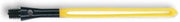 Unicorn Slikstik Shafts Aluminium Short Zwart/geel 3 Stuks