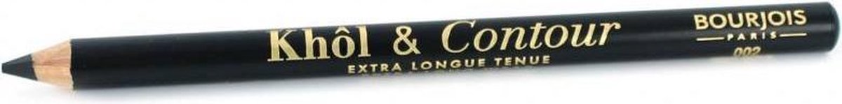 Bourjois Khol & Contour Extra Long Wear Oogpotlood - 002 Ultra Black