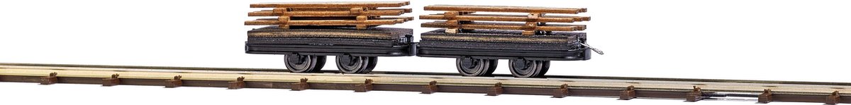 Busch - Zwei Wagen Mit Brettern H0 (Bu12218)