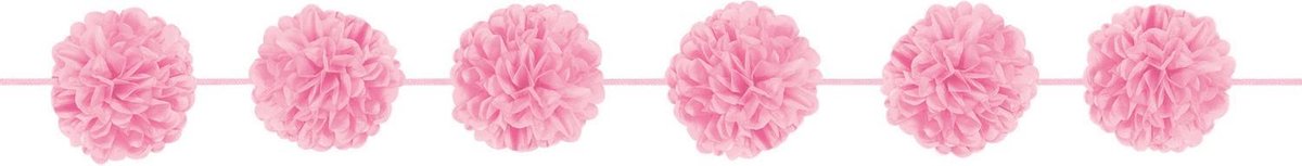 2 Fluffy Garlands Colourful Wedding - New pink - 365 x 13