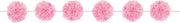 2 Fluffy Garlands Colourful Wedding - New pink - 365 x 13