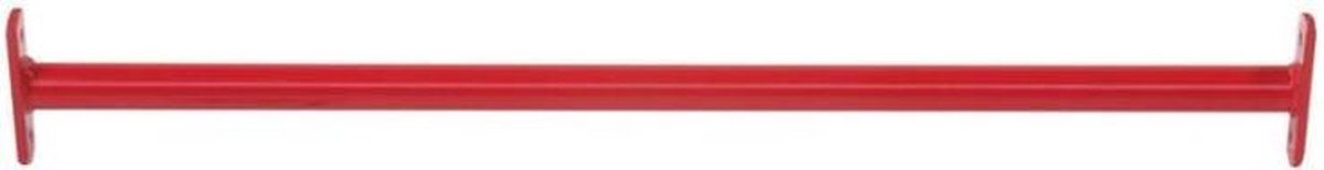 Duikelstang Rood 125 cm + Bevestigingsmateriaal