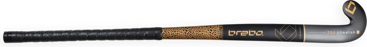 Brabo BSI310 IT Pure Cheetah Gold Indoor Hockeystick - Black/Gold - Vrouwen - 36