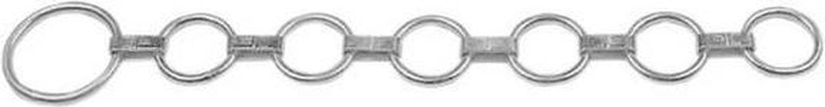 Platte ketting met 7 ringen