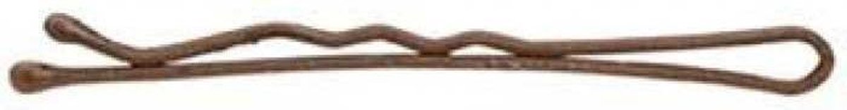 Haarschuifjes bruin Lang 65mm 8 stuks