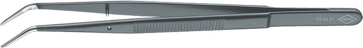 Knipex 92 34 37 Precisiepincet Spits Gebogen 45Â° 155 Mm