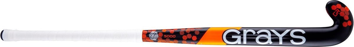 Grays GR5000 Midbow MC hockeystick - Zwart/rood - Hockey - Hockeysticks - Sticks Junior Kunst Veld