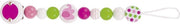 houten fopspeenketting olifant roze 21