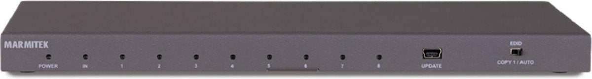 HDMI splitter / 1 in-8 uit / 3D / 4K60 (4:4:4) / HDCP 2.2