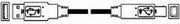 Deltac USB aansluitkabel USB (v2.0) 498 USB-kabel 2 m USB A Mini-USB B