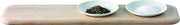 LSA Dine Serveerschalen - Met Houten Dienblad - Set van 2 Stuks - Wit