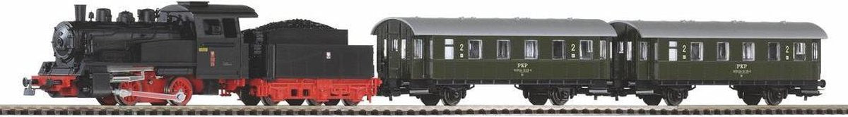 Piko 97933 H0 Startset PKP stoomloc met personentrein