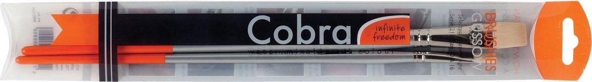 Cobra Penselenset Watervermengbare Olieverf Serie 215