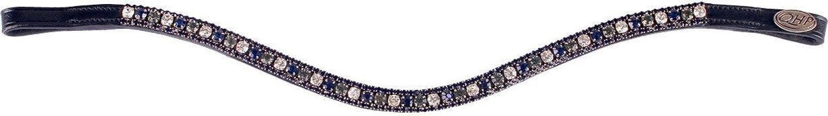 Frontriem Sevilla Zwart/Navy (Cob)