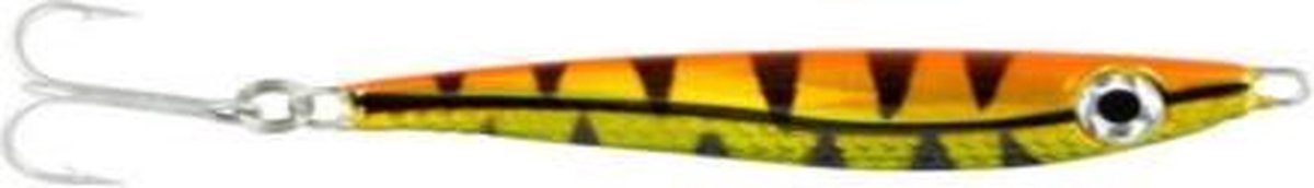 Pilker | Spro Cast'X | 7 cm | 21 gram | Fire Tiger | Makreel - Zeebaars - Baars - Roofvis
