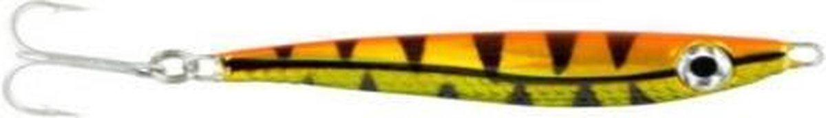 Pilker | Spro Cast'X | 8 cm | 28 gram | Fire-Tiger | Makreel - Zeebaars - Baars - Roofvis