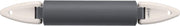 Lurch - deegroller siliconen - 45cm - grijs