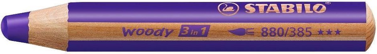 Potlood - 3 in 1 Violet