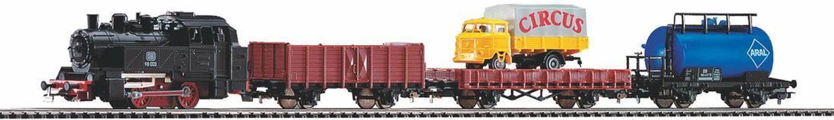 Piko 57113 H0 Startset DB stoomloc + goederentrein