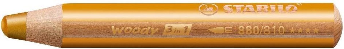 STABILO Woody 3 in 1 - Multitalent Potlood - Goud - per stuk