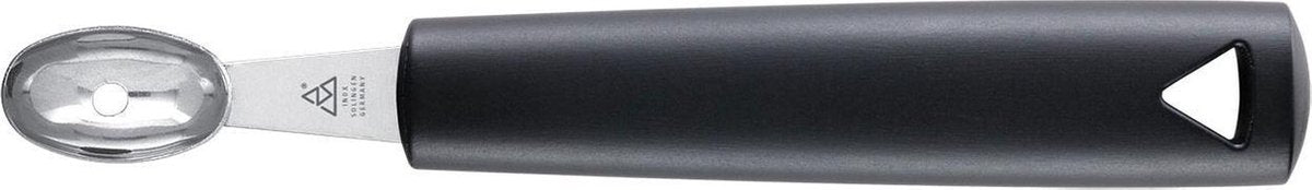 Triangle Spirit Pomme Parisienneboor - Rvs - ovaal - 19 mm - zwart