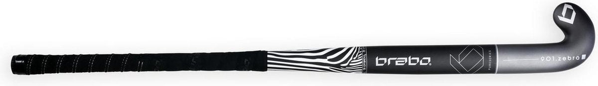 Brabo BSL120 Pure Zebra CC - - - Hockey - Hockeysticks - Sticks Senior Kunst Veld
