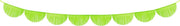 Lime Groene Slingers Crepe Franje Rond XL 3m