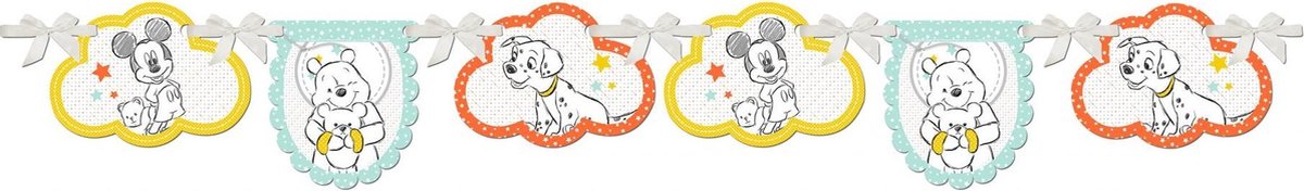 PROCOS - Baby shower slinger van Disney Baby - Decoratie > Slingers en hangdecoraties