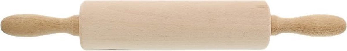 ZijTak - Houten deegroller - Natuurlijk beukenhout - 21 cm rolbreedte