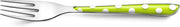 AMEFA - ECLAT DOTS GROEN TAFELVORK 18-0 - SET VAN 6 STUKS