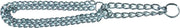 Sliphalsband 2 Rijen - Zilver - 60 cm
