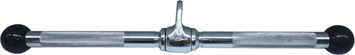 Sveltus Revolving Straight Bar 50 Cm Staal/polypropyleen Zilver