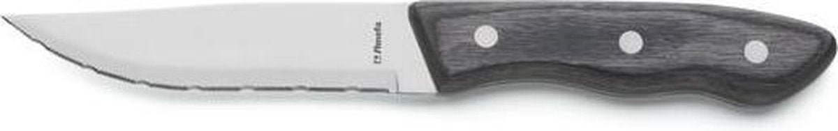 Amefa Hercule - Steakmes - Xxl - Pakkahout - RVS - (Set van 6) en Yourkitchen E-kookboek