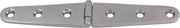 Staartscharnier - 160x27x4 - Rvs 316 - Knoop boven