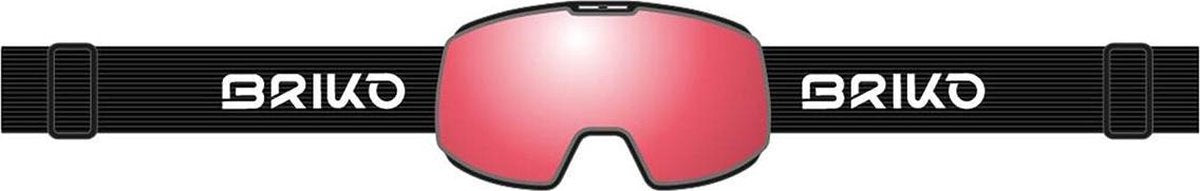 Briko Nyira 7.6 P1 Ski Goggles Black/P1 - Maat One size