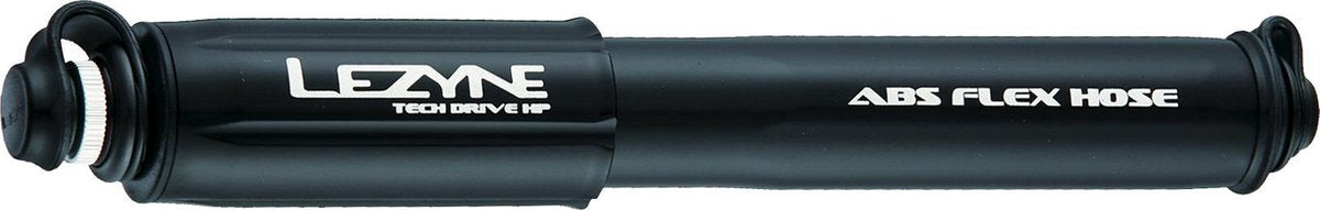 Lezyne Tech Drive HV Small - Minipomp - Aluminium - Presta/Schrader Ventiel - Zwart