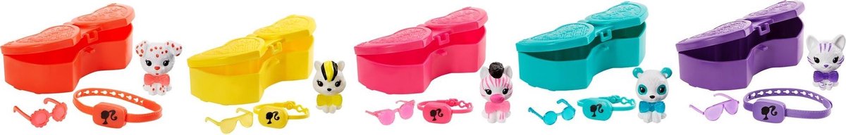 Barbie Color Reveal Pets Wave 2 Color Block Serie - Barbiepop