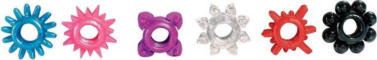 Super Silicon Teasing Tickler Set - cockring
