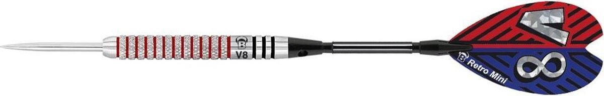 Bull´s Dartpijlen V8 V2 Steeltip 90% Tungsten Gewicht 20