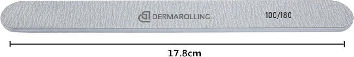 Dermarolling Professionele Nagelvijl Zebra Grit 100/180