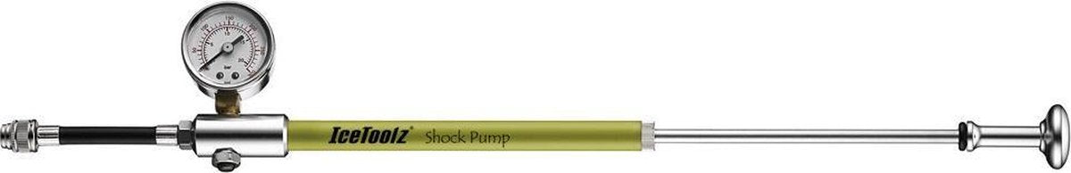Icetoolz Voorvorkpomp Shock Pump Aluminium  Groen