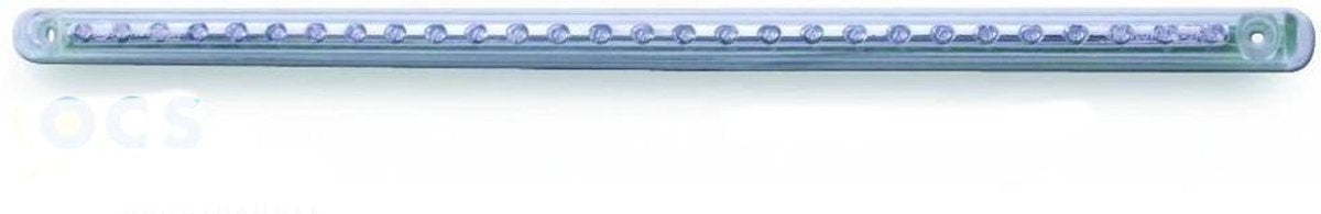 Derde remlicht wit glas LED